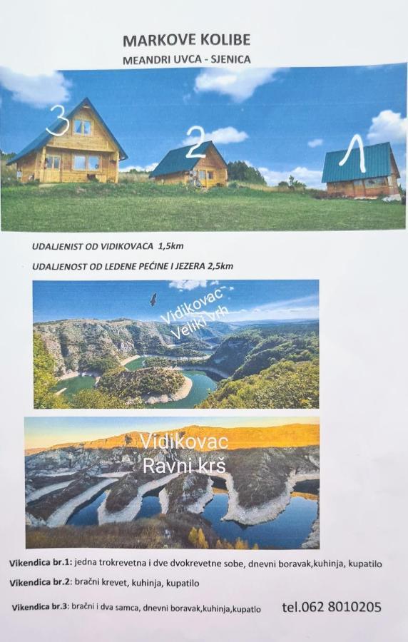 Markove Kolibe 1, Uvac,Vecaa Sjenica Dış mekan fotoğraf